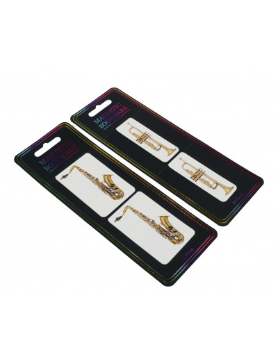 Magnetische boekenlegger - saxofoon - Afbeelding 3