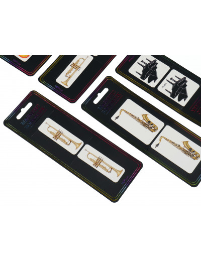 Magnetische boekenlegger - trompet - Afbeelding 2