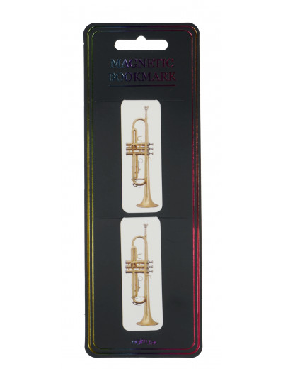 Magnetische boekenlegger - trompet