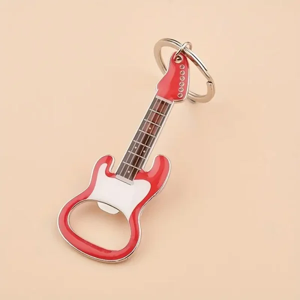 Flesopener en sleutelhanger gitaar (open)
